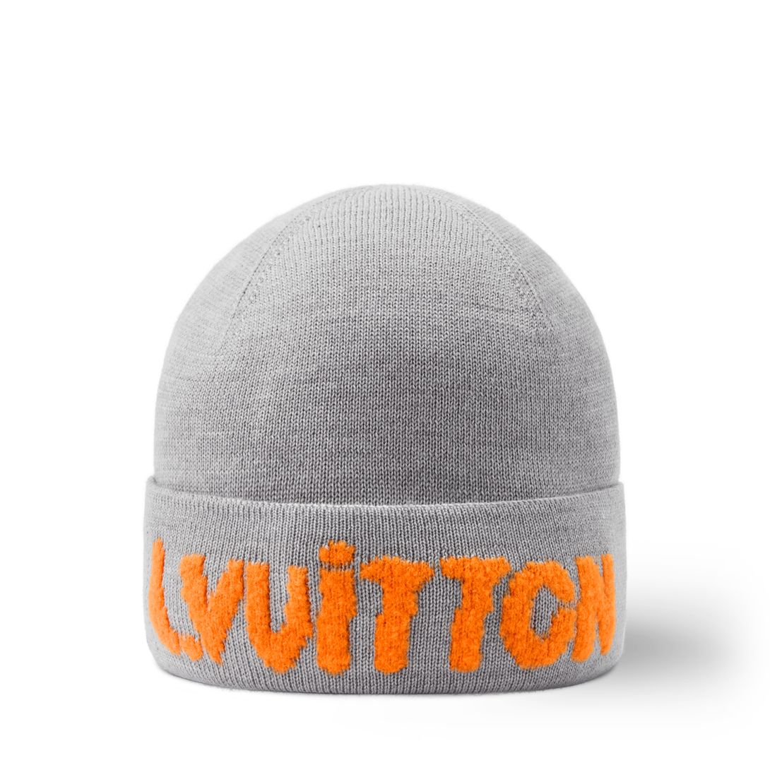 ルイヴィトンニット帽、ロゴ、タグレザー ビーニー・LV ヘッドライン S00｜ルイ・ヴィトン 公式サイト - M77873